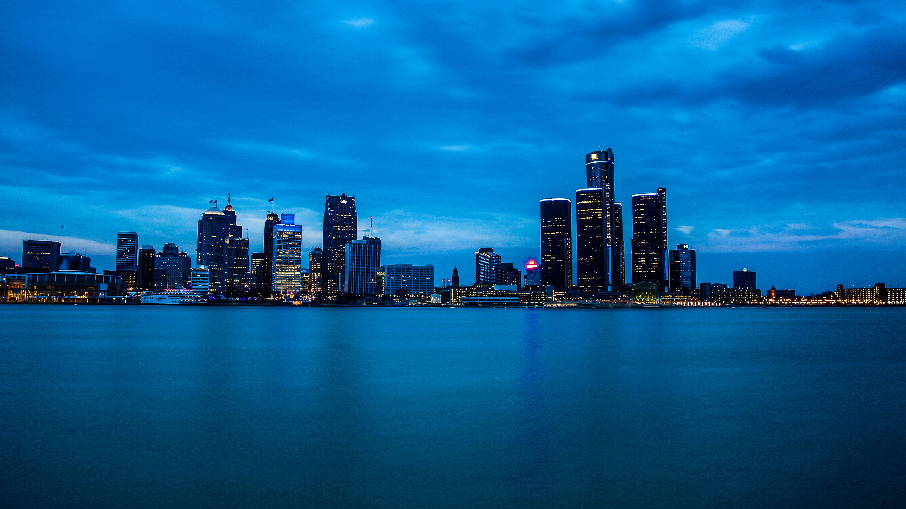 downtown skyline buildings evening 5k 1538070272