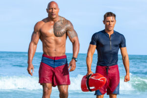 dwayne johnson and zac efron in baywatch 5k 1536401768