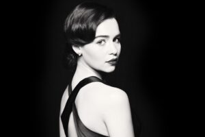 emilia clarke monochrome 4k 1536861147