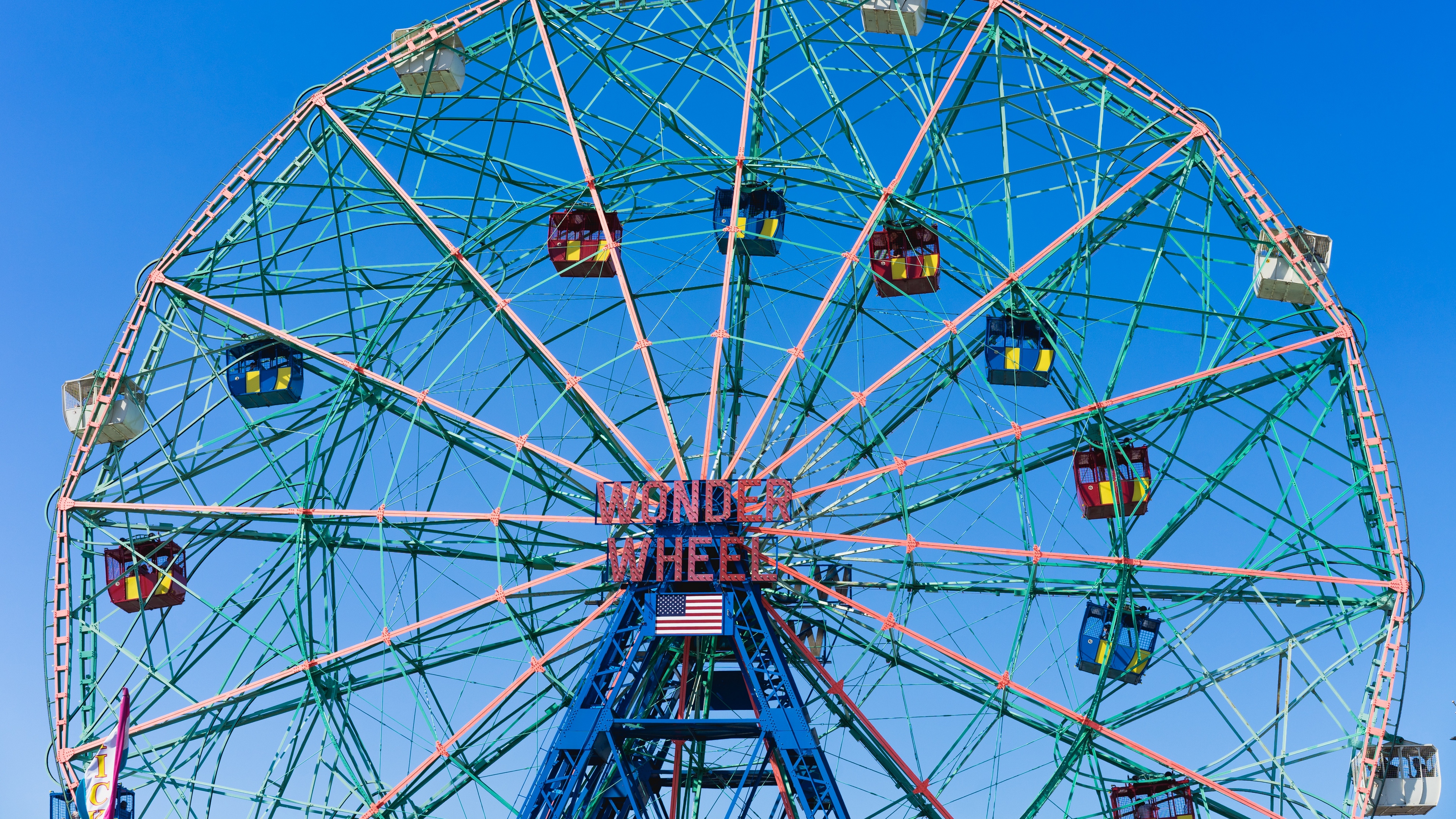 ferris wheel attraction city entertainment 4k 1538065043