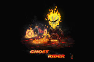 ghost rider chibi artwork 1536522858