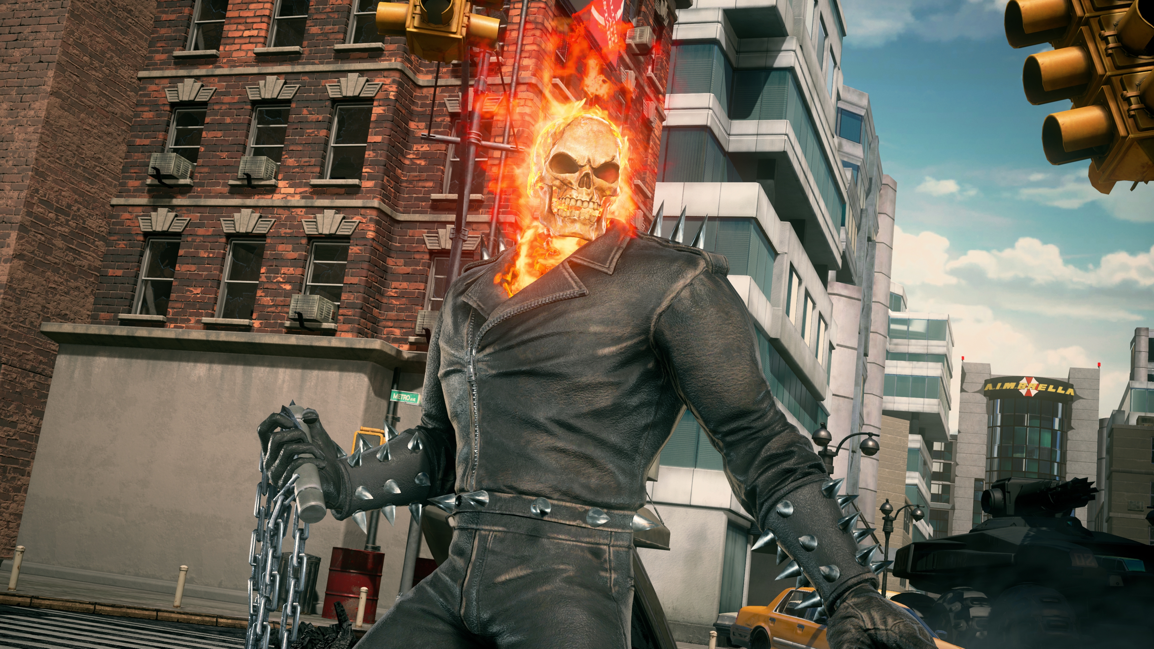 Wallpaper 4k Ghost Rider Marvel Vs Capcom Infinite 2017 Games