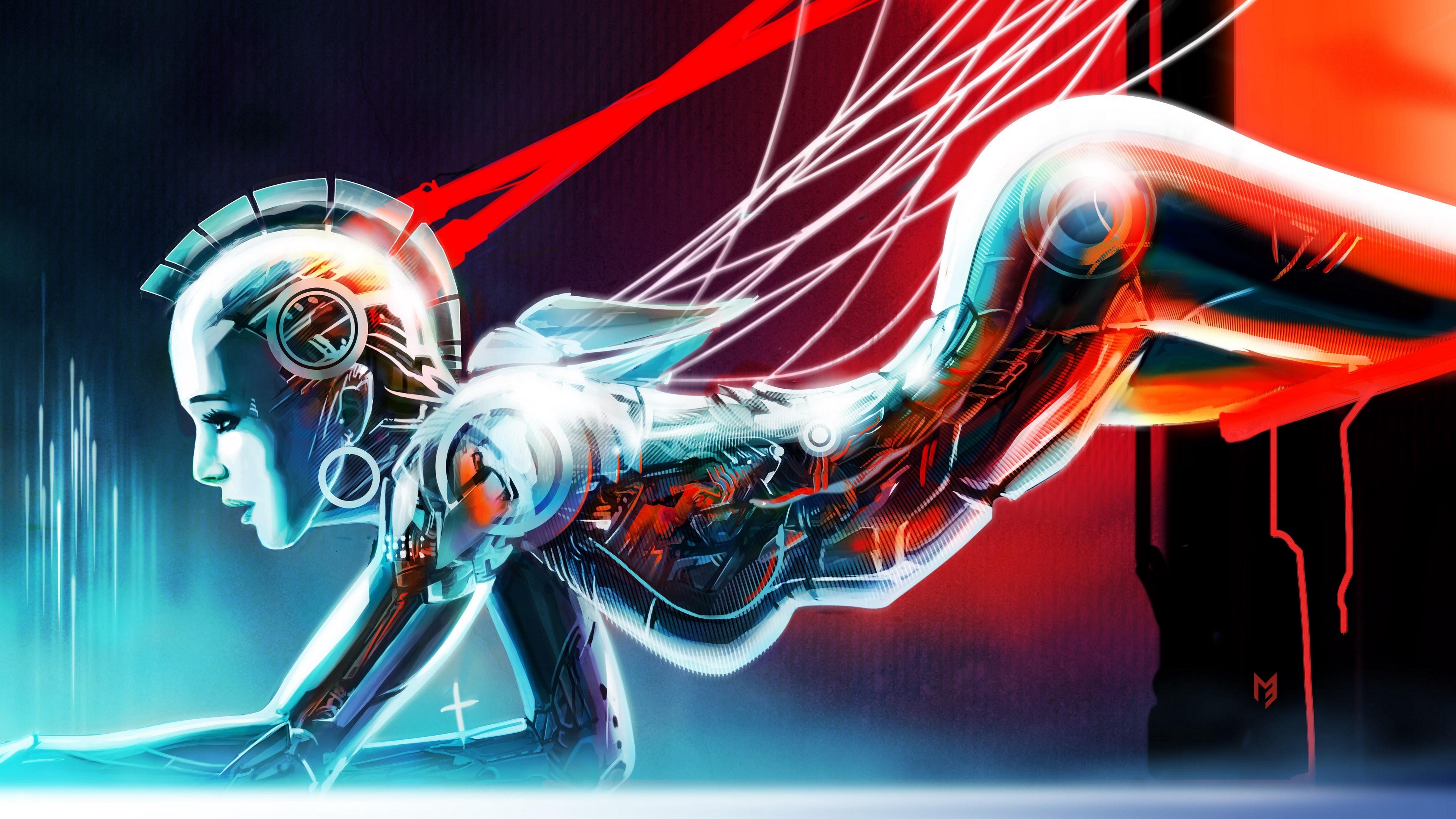 futuristic divine dog cyborg alien wallpaper background created with  generative ai technology Stock Illustration | Adobe Stock