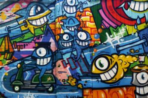 graffiti art bright wall 4k 1536098417