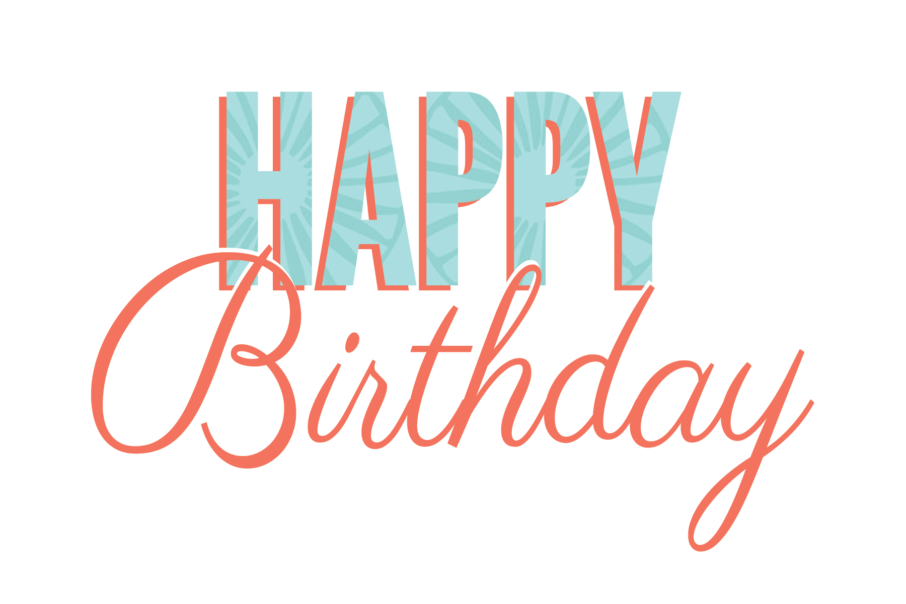 happy birthday images font