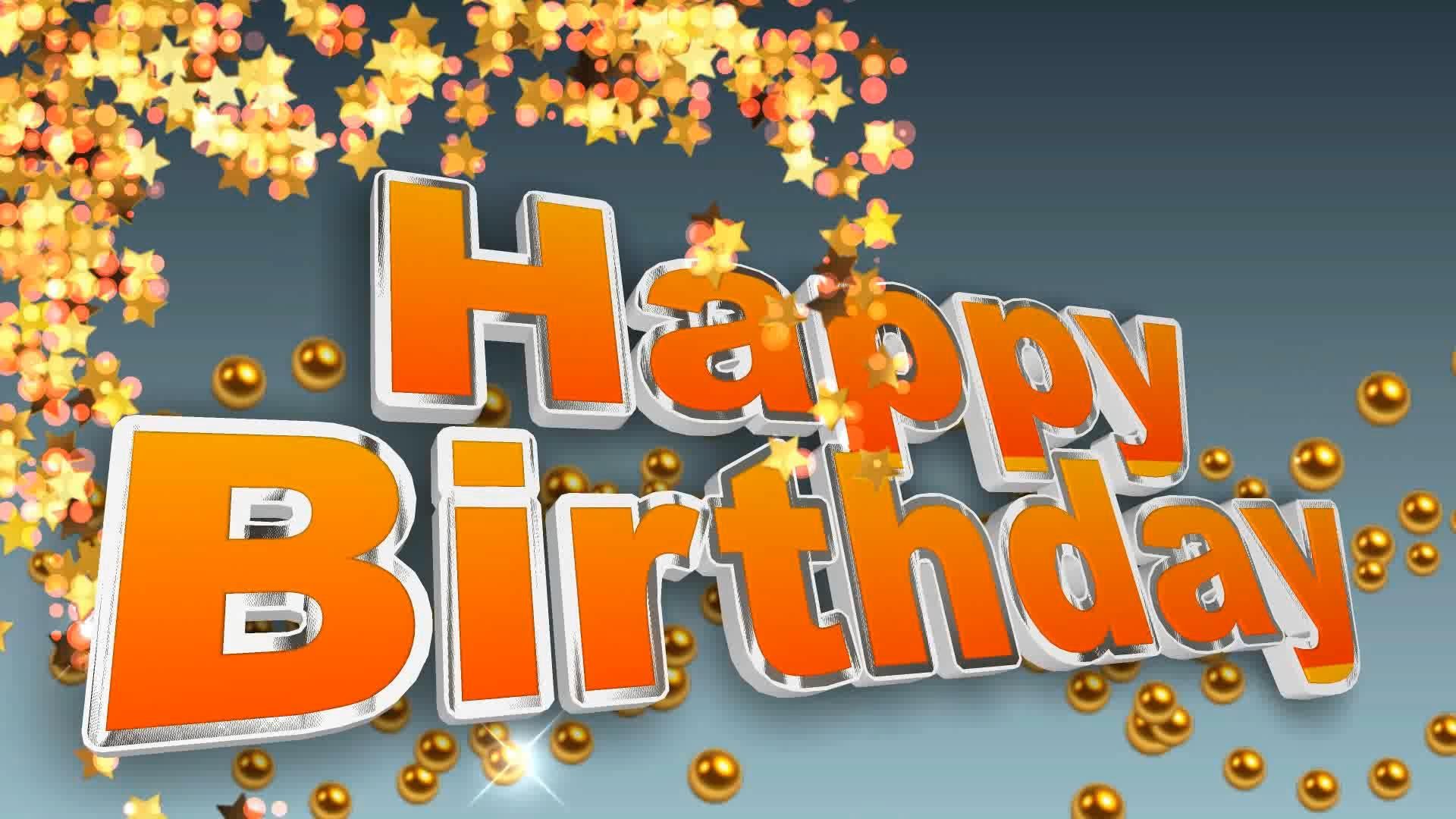 happy birthday images orange