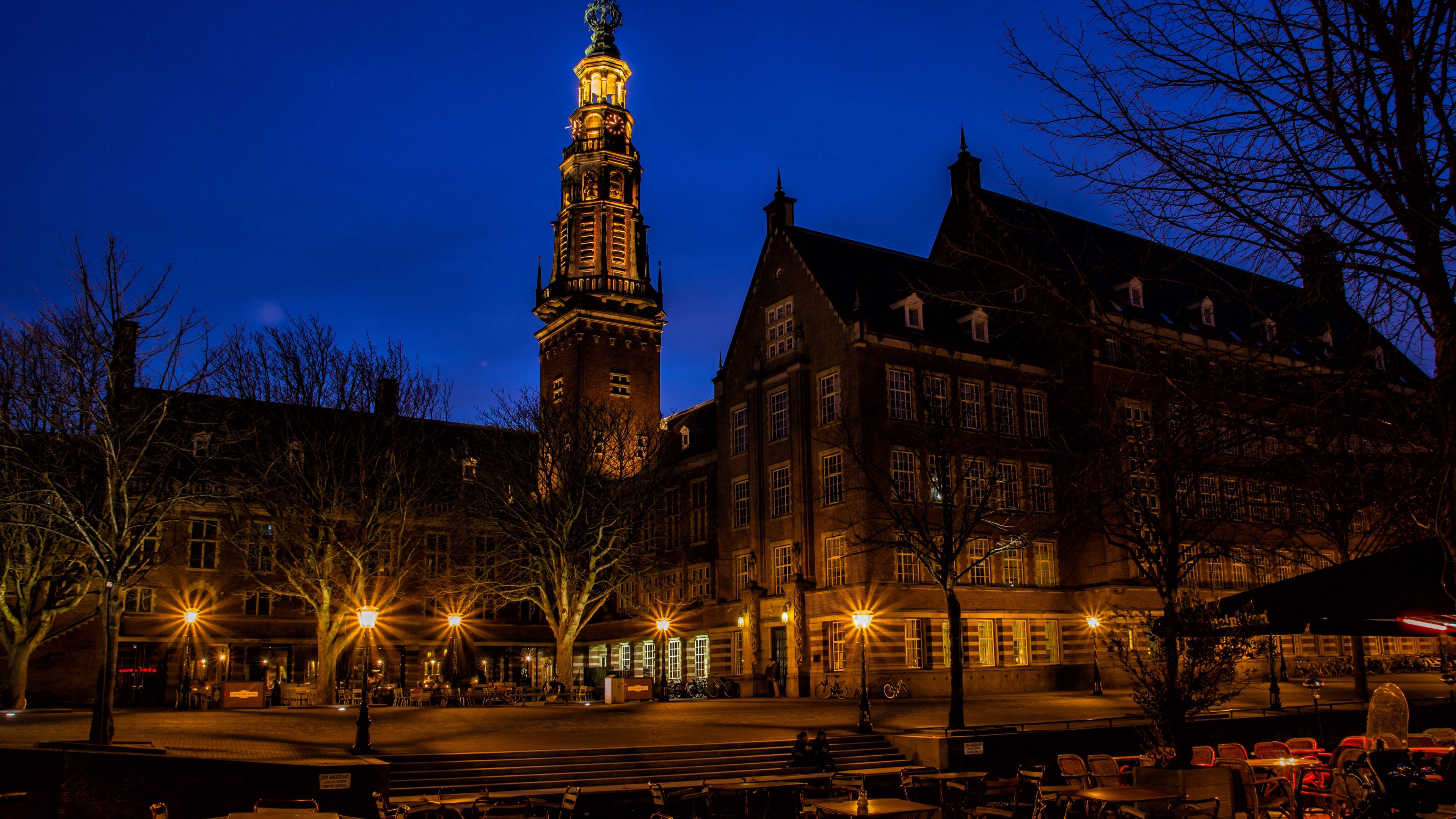 holland night building street 4k 1538067123