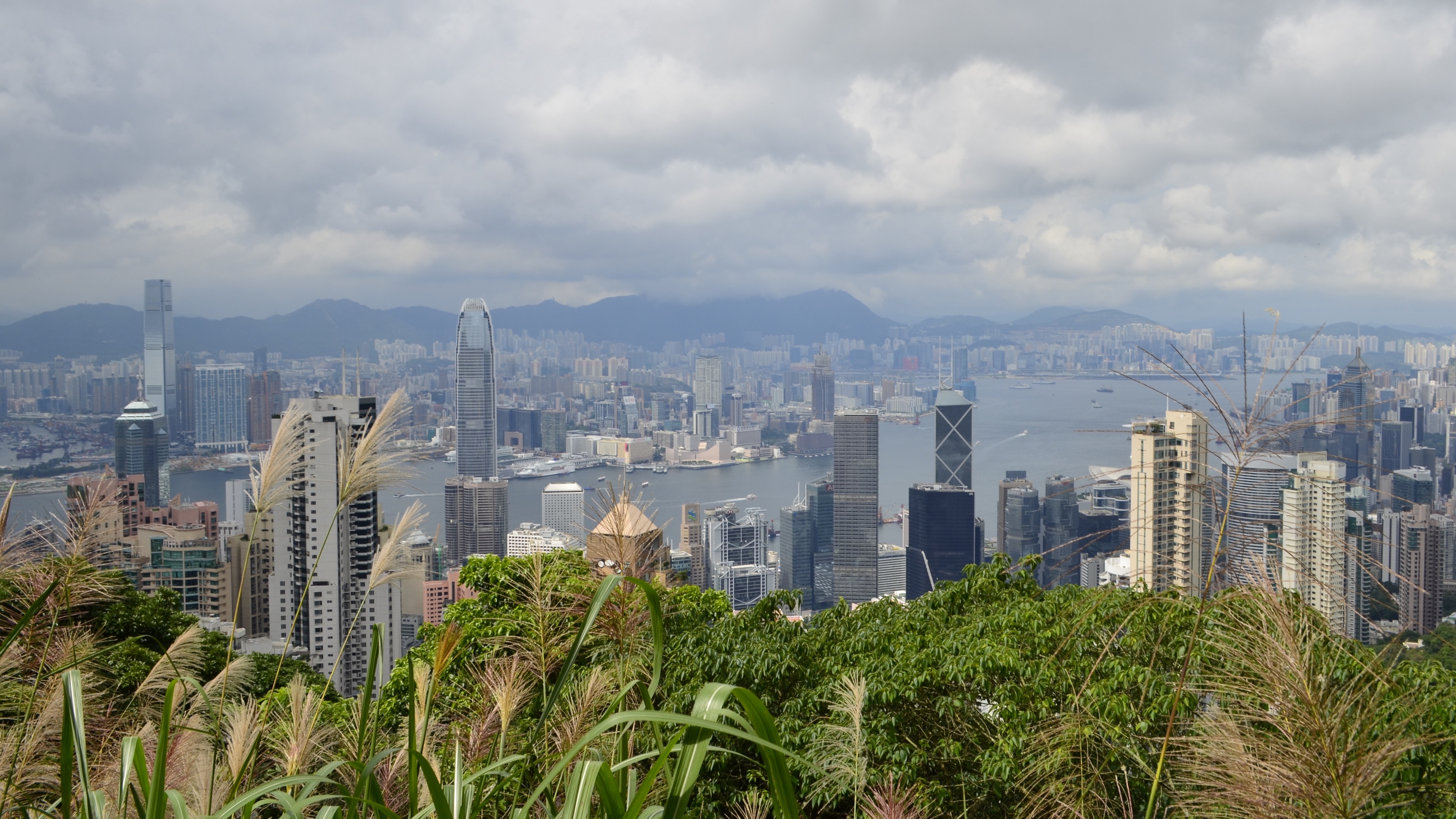 hong kong china skyscrapers 4k 1538065352