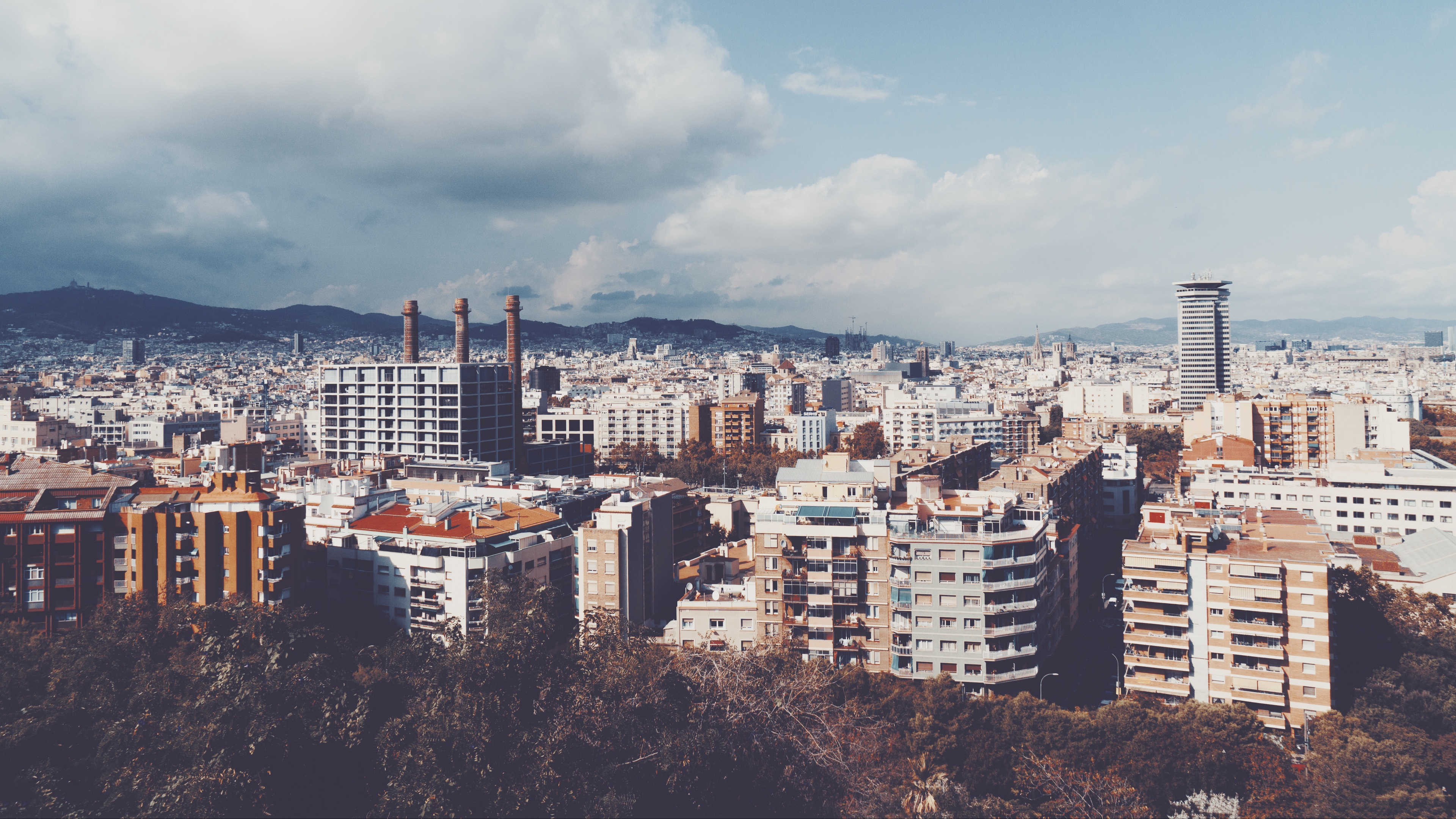 houses city buildings sky panorama 4k 1538065092