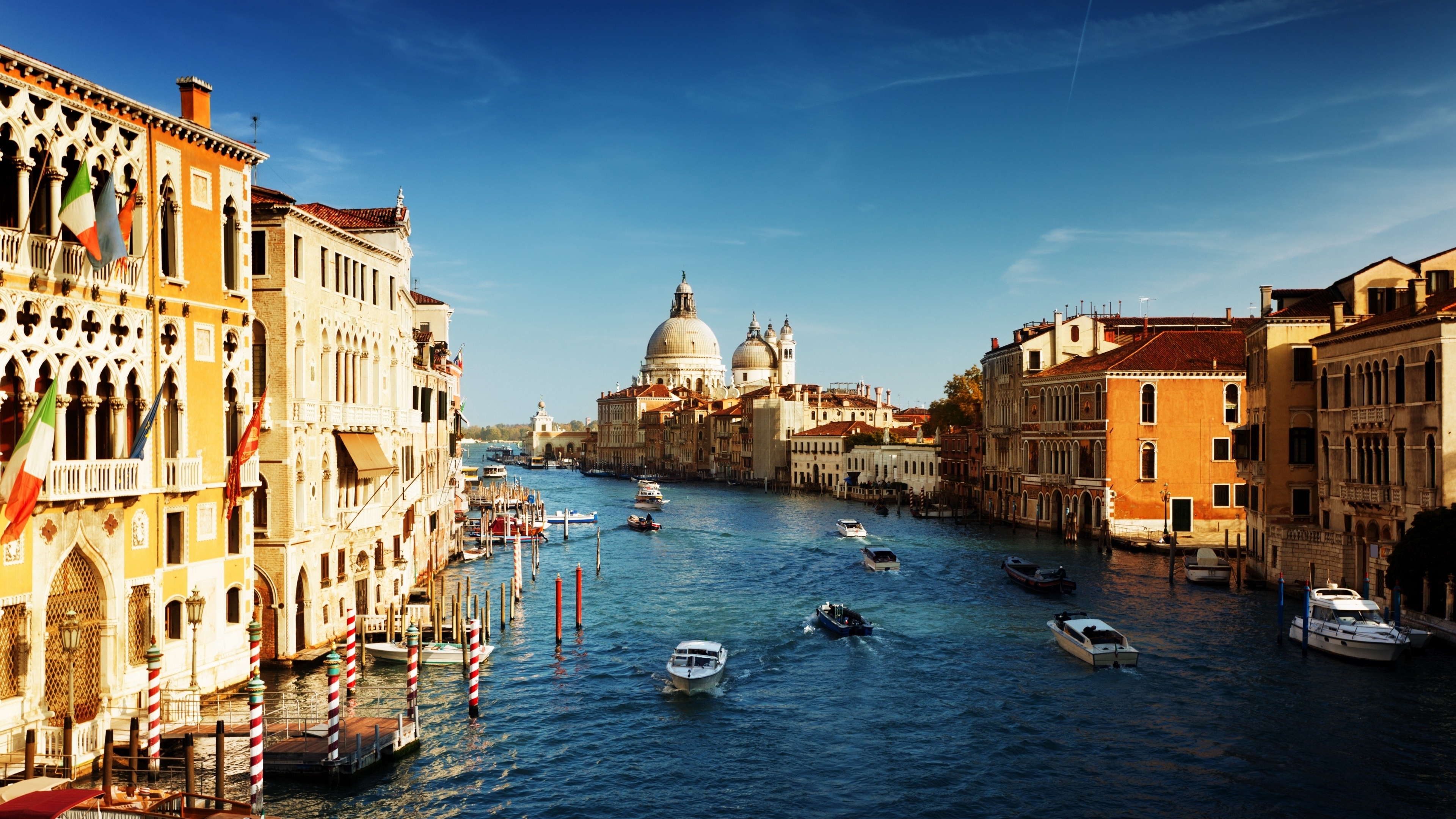 italy houses river sky 4k 1538068709