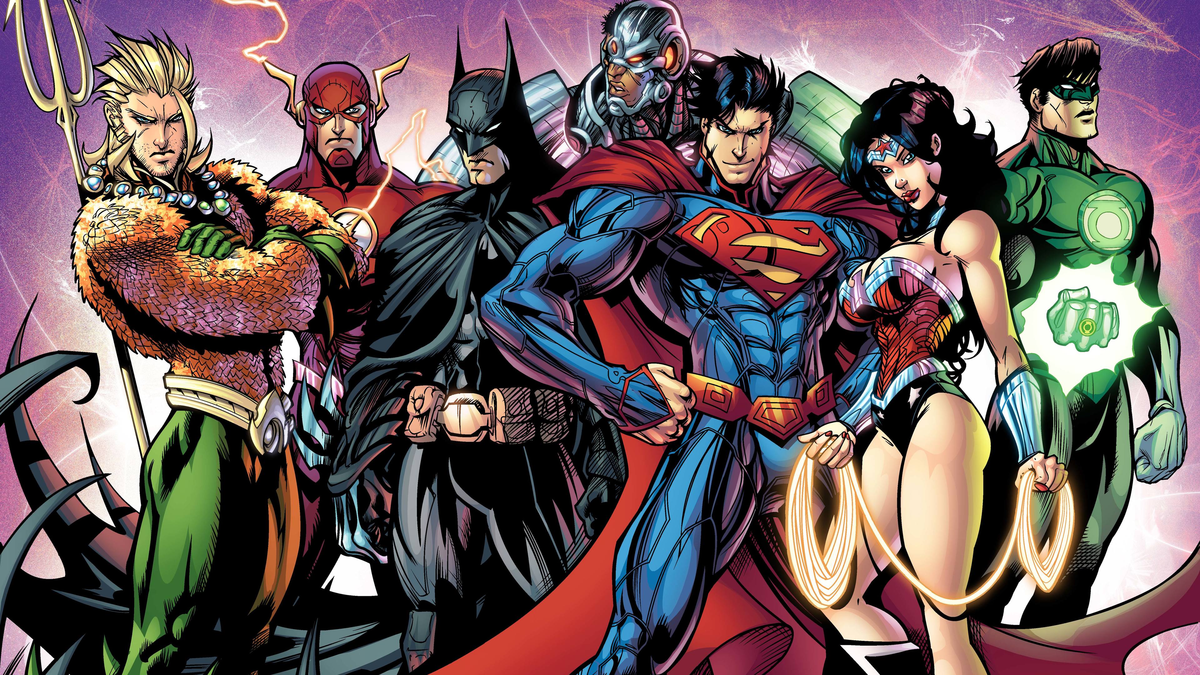Wallpaper 4k Justice League Superheroes Artwork 8k 4k Wallpapers 5k