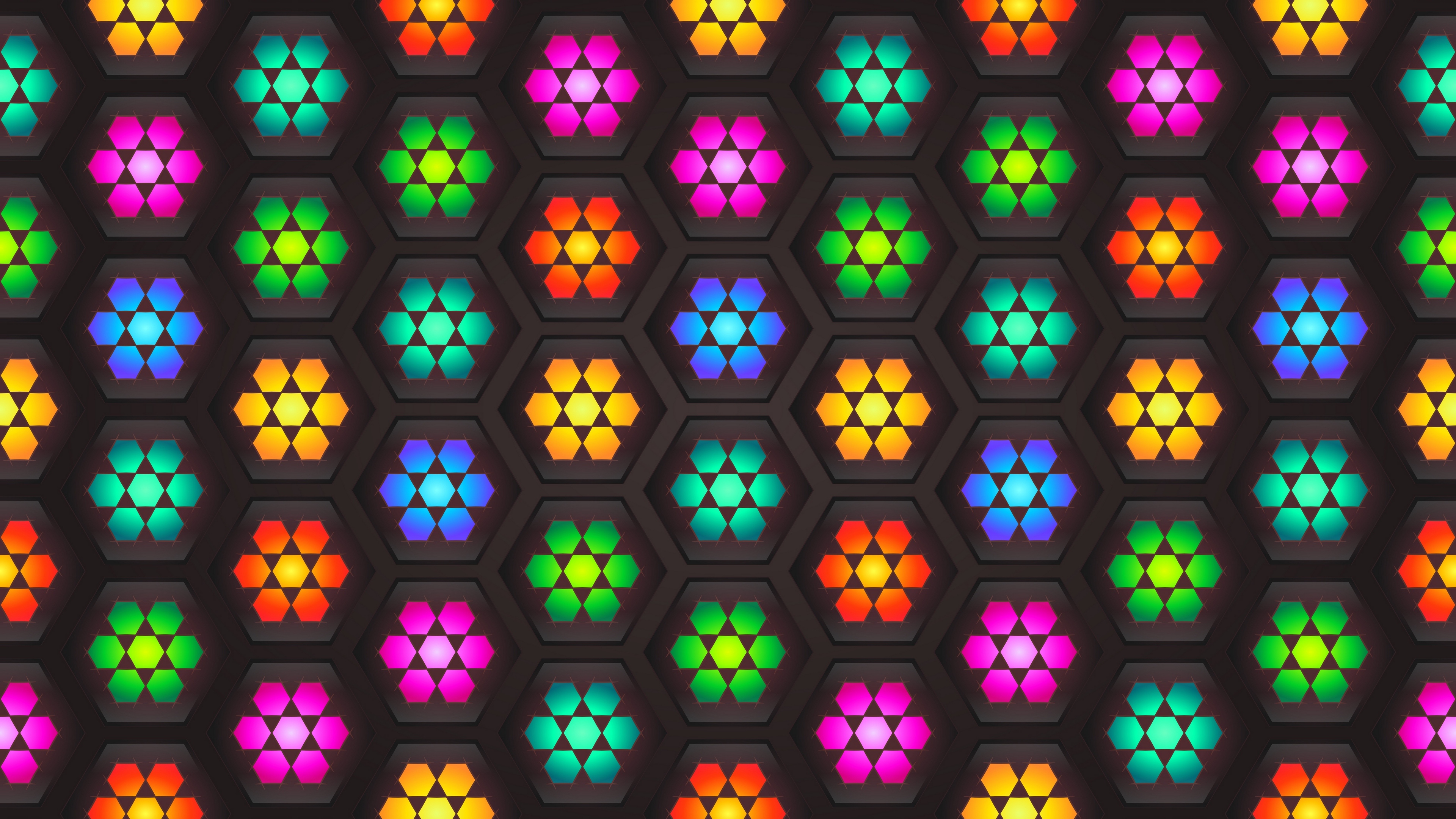 kaleidoscope mosaic patterns colorful 4k 1536097799