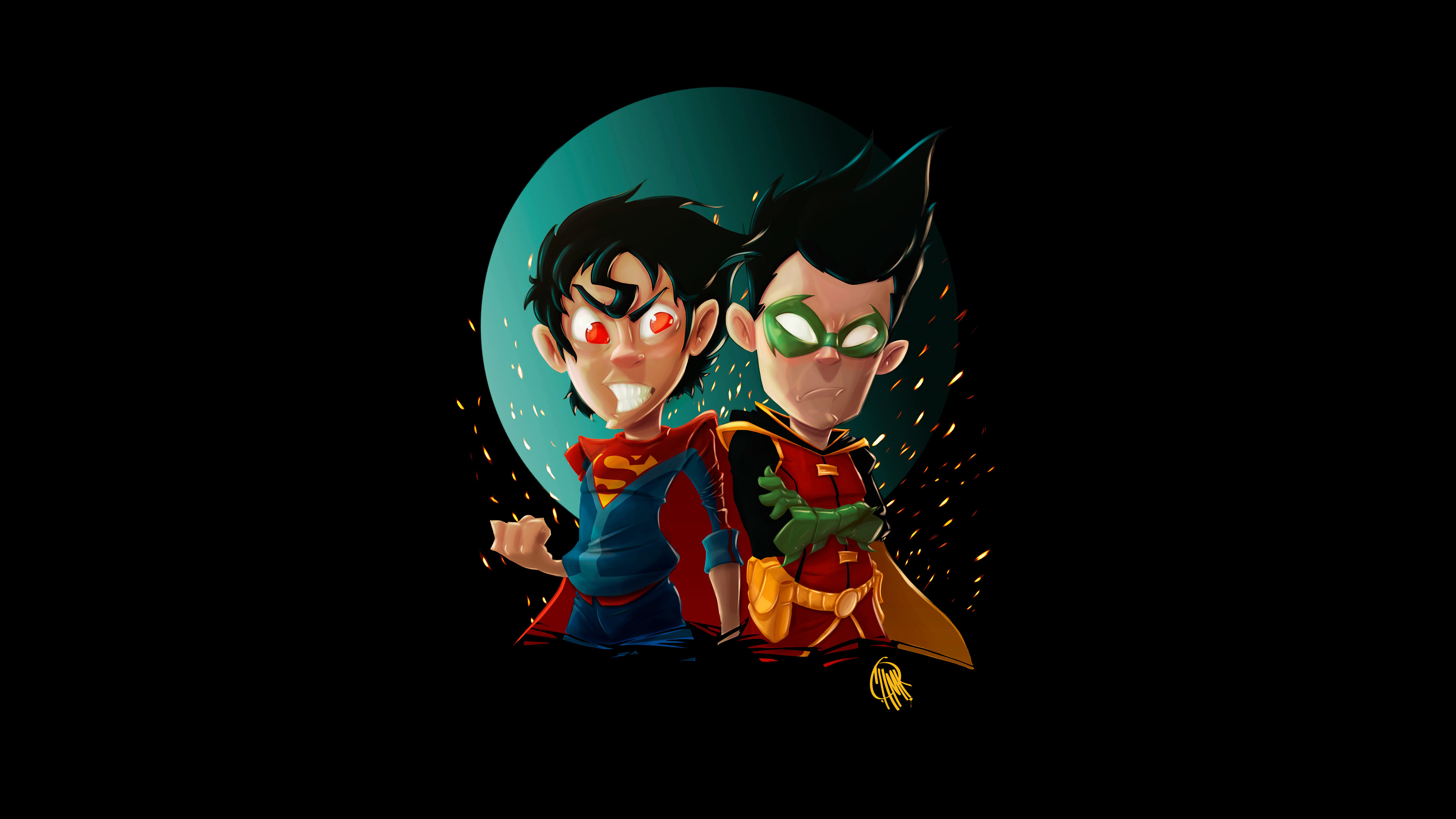 kid superman and robin 1536523095