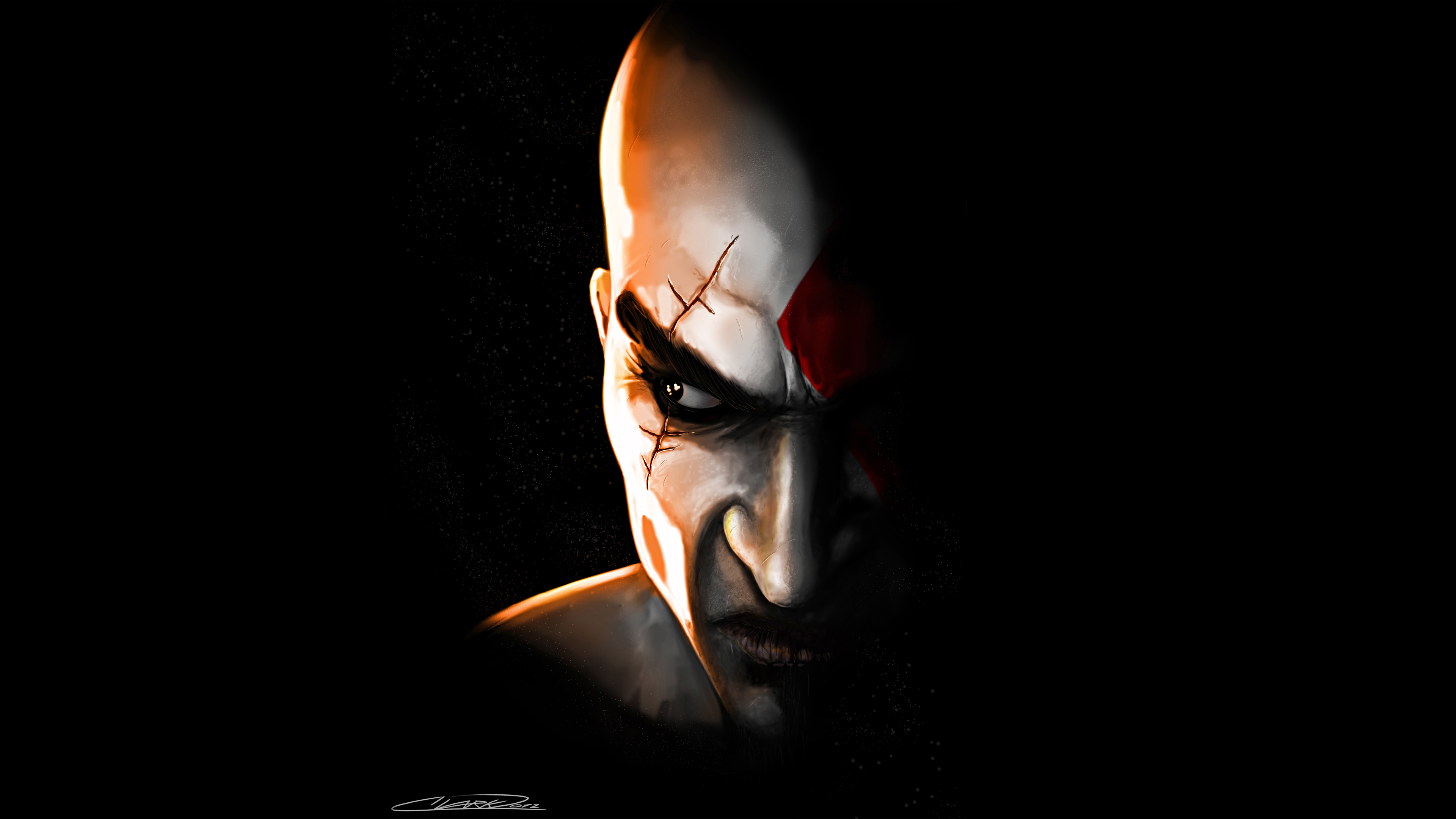 Wallpaper 4k Kratos In God Of War Game 4k Wallpapers Games