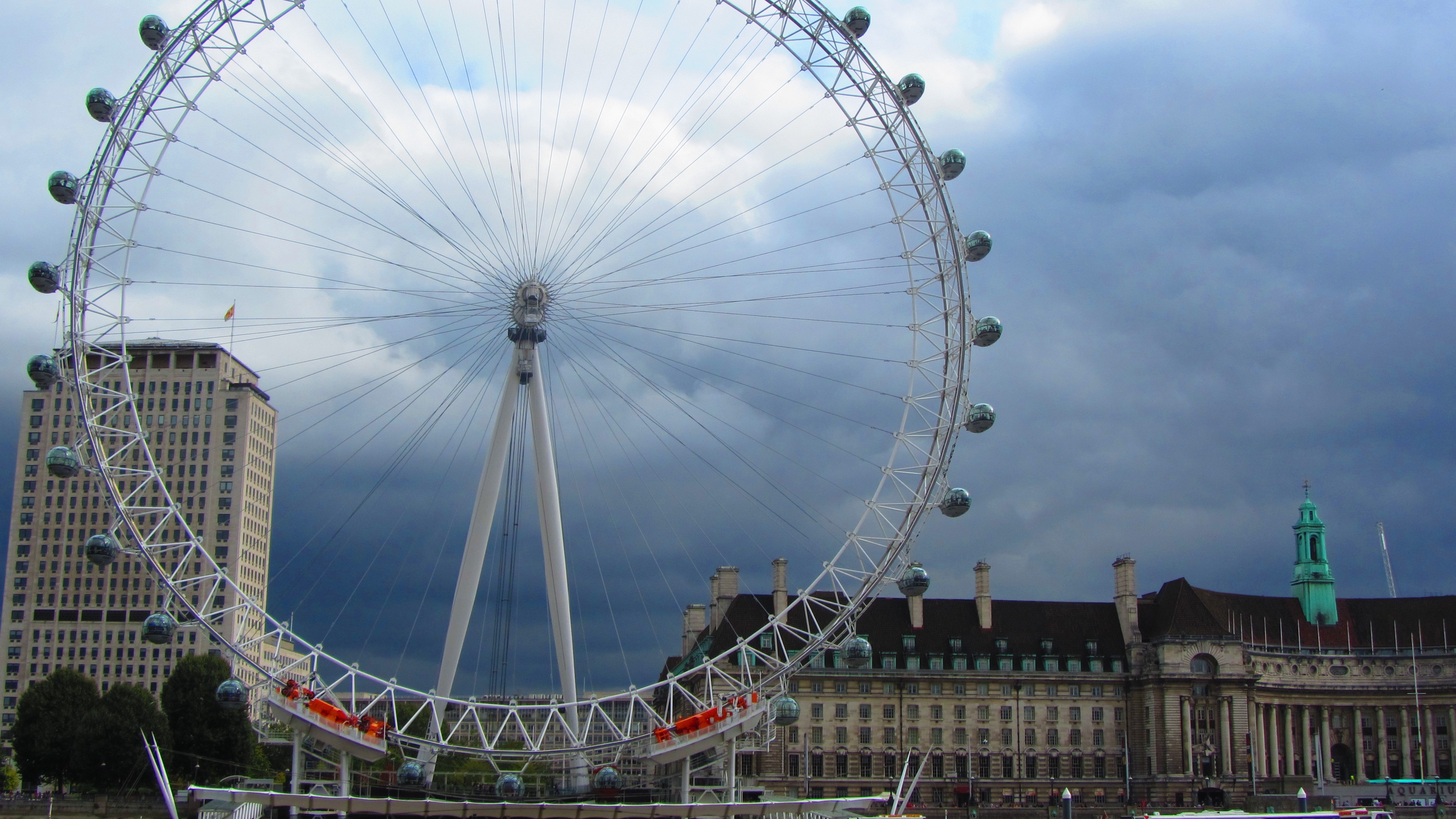 london uk ferris wheel 4k 1538064720