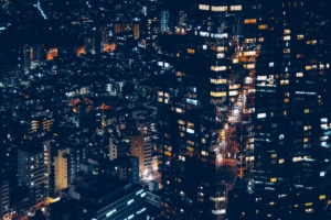 minato japan night city buildings city lights 4k 1538065146