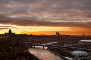 moscow city landscape sports kremlin bridge river 4k 1538068887