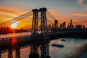 new york usa bridge dawn 4k 1538068144