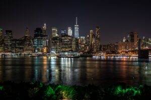 new york usa night city panorama skyscrapers 4k 1538067608