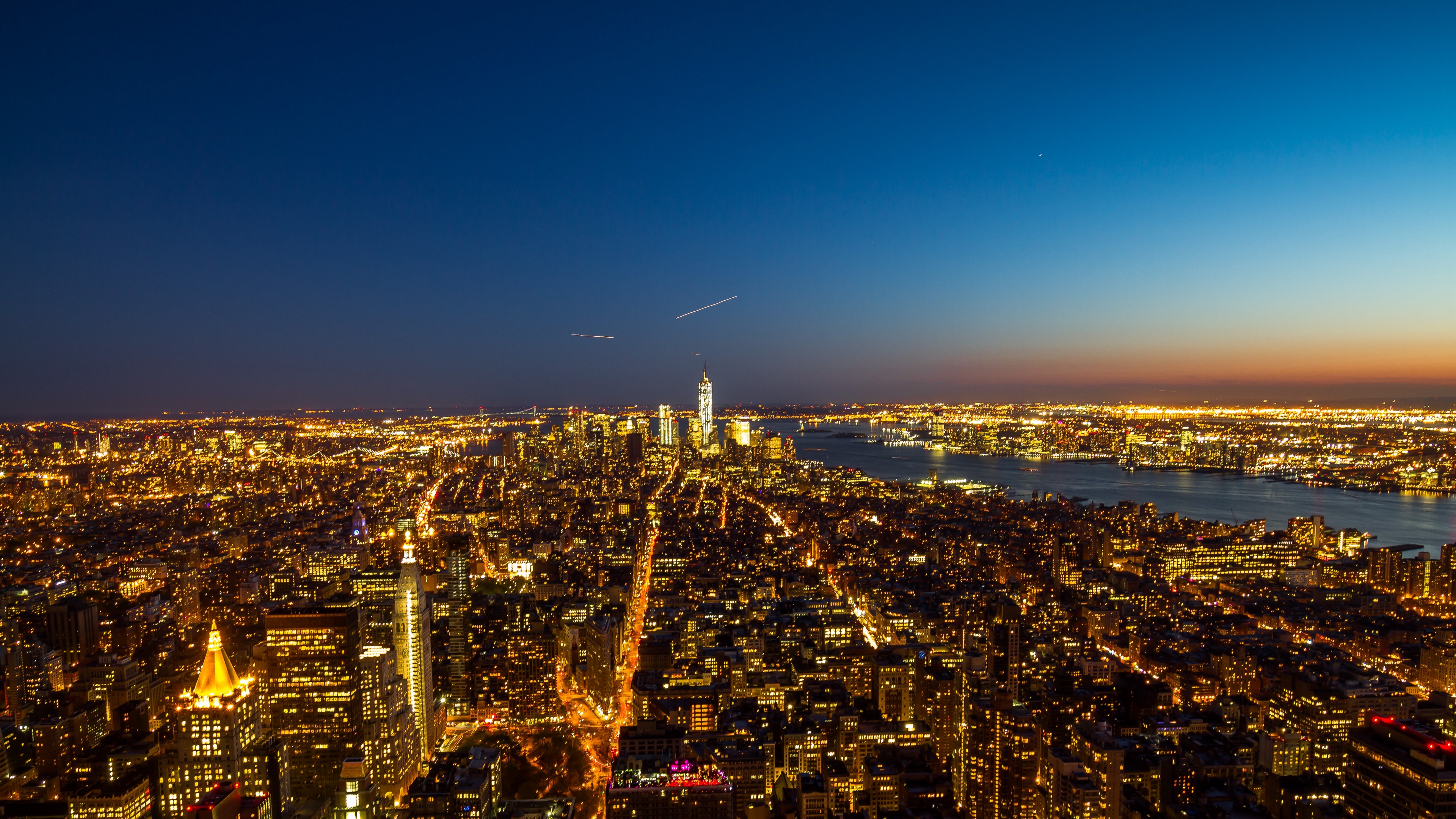 new york usa night city top view 4k 1538067270