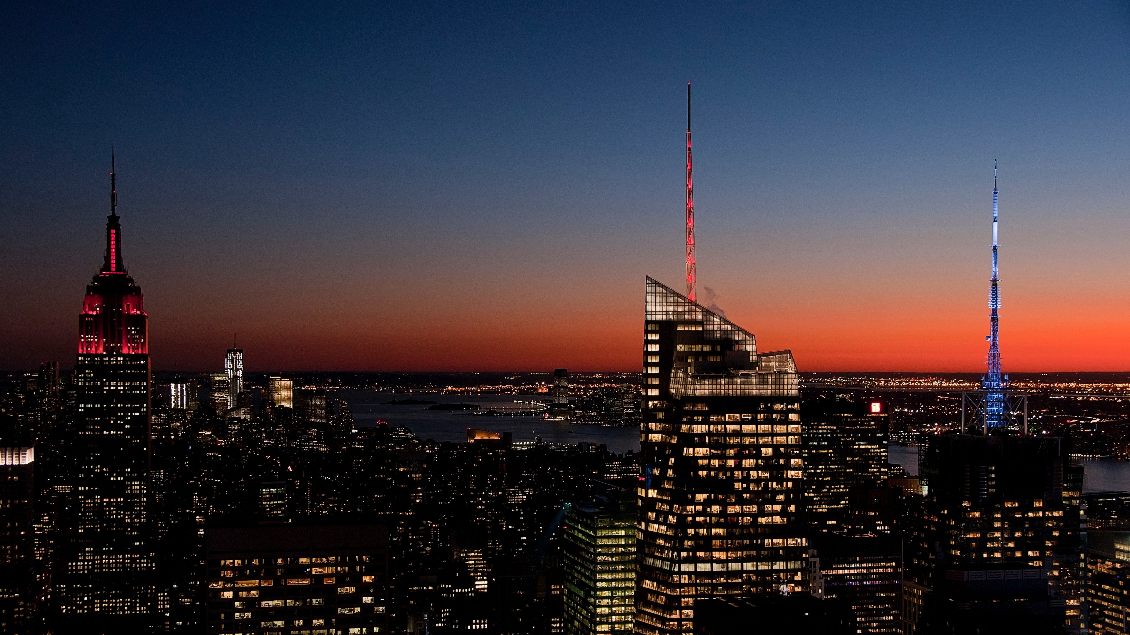 new york usa night skyscrapers 4k 1538068455