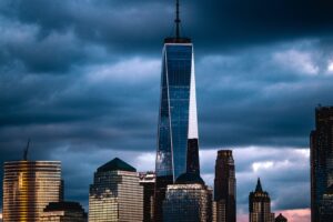 new york usa skyscraper clouds overcast 4k 1538068833