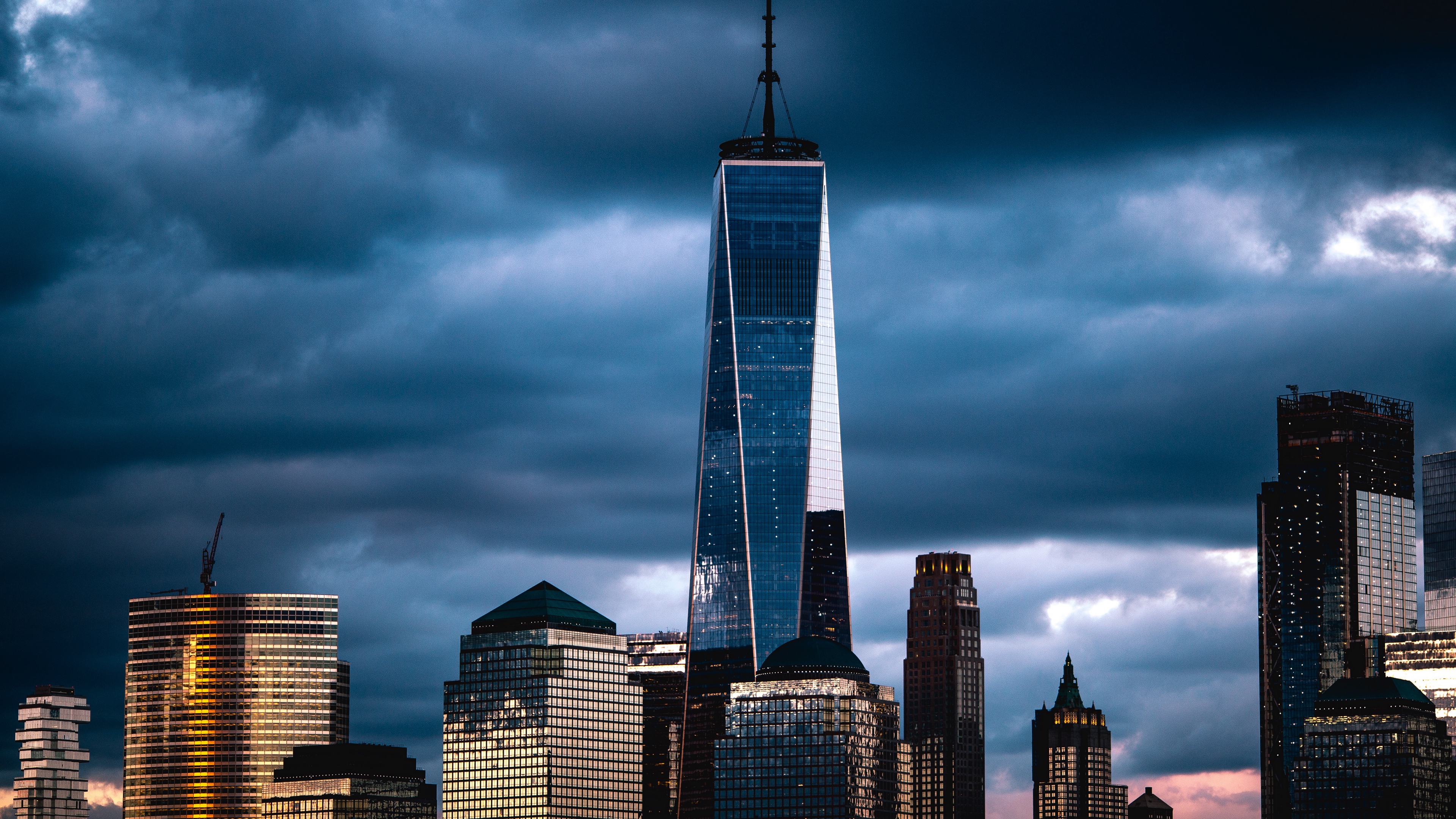 new york usa skyscraper clouds overcast 4k 1538068833