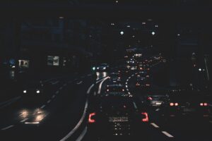 night city city lights cars traffic street 4k 1538065223