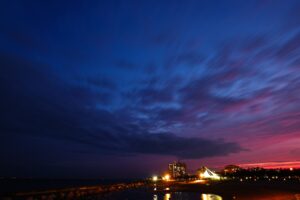 night city clouds overcast light 4k 1538067074