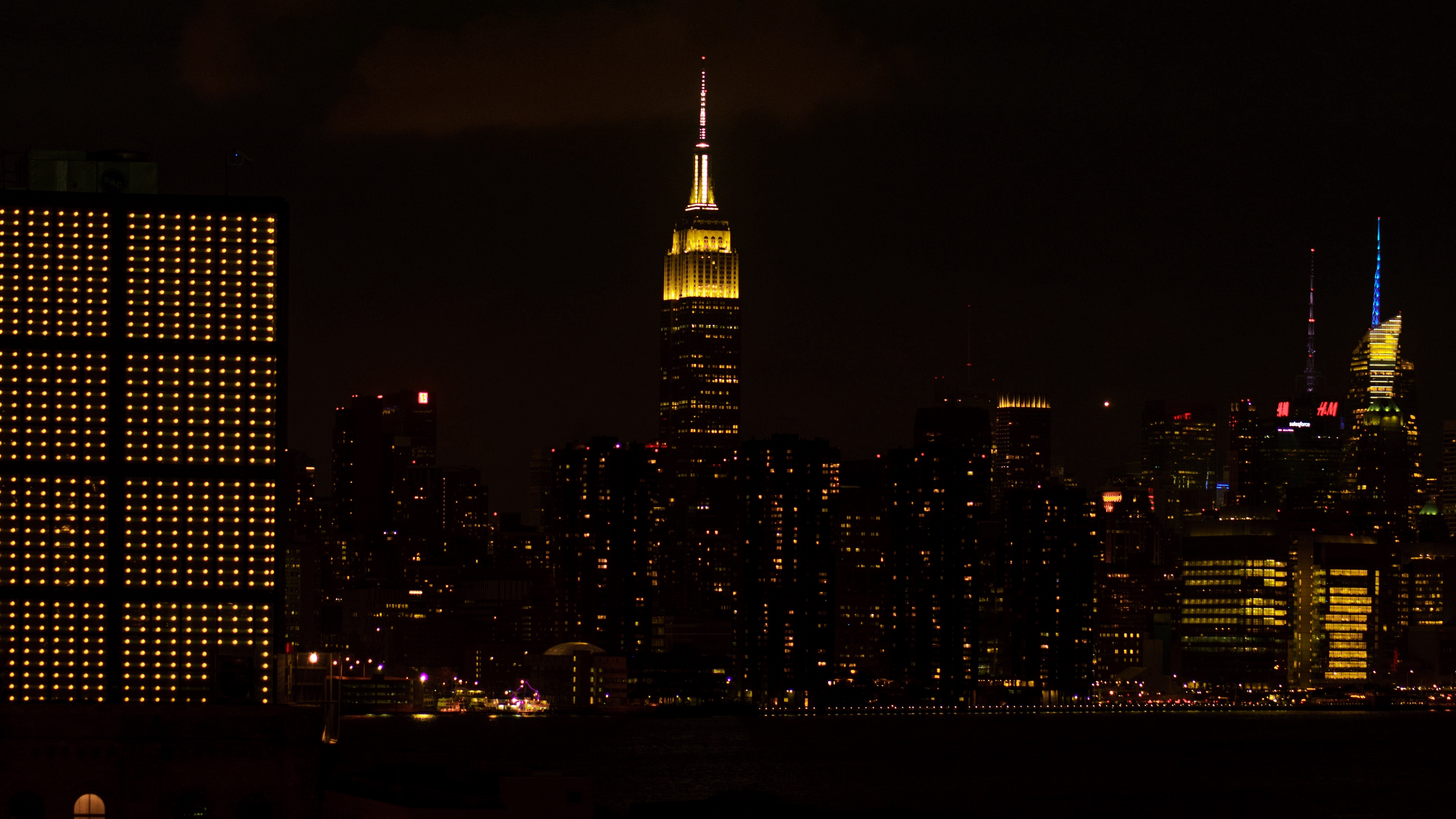 night city skyscraper city lights metropolis new york united states 4k 1538066669