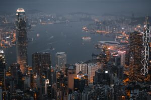 night city skyscrapers city lights hong kong 4k 1538068778