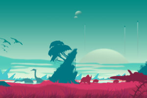 no mans sky vector landscape 4k 1537692510