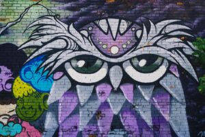 owl graffiti art wall street art 4k 1536098352