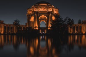 palace of fine arts arch night san francisco california 4k 1538066934