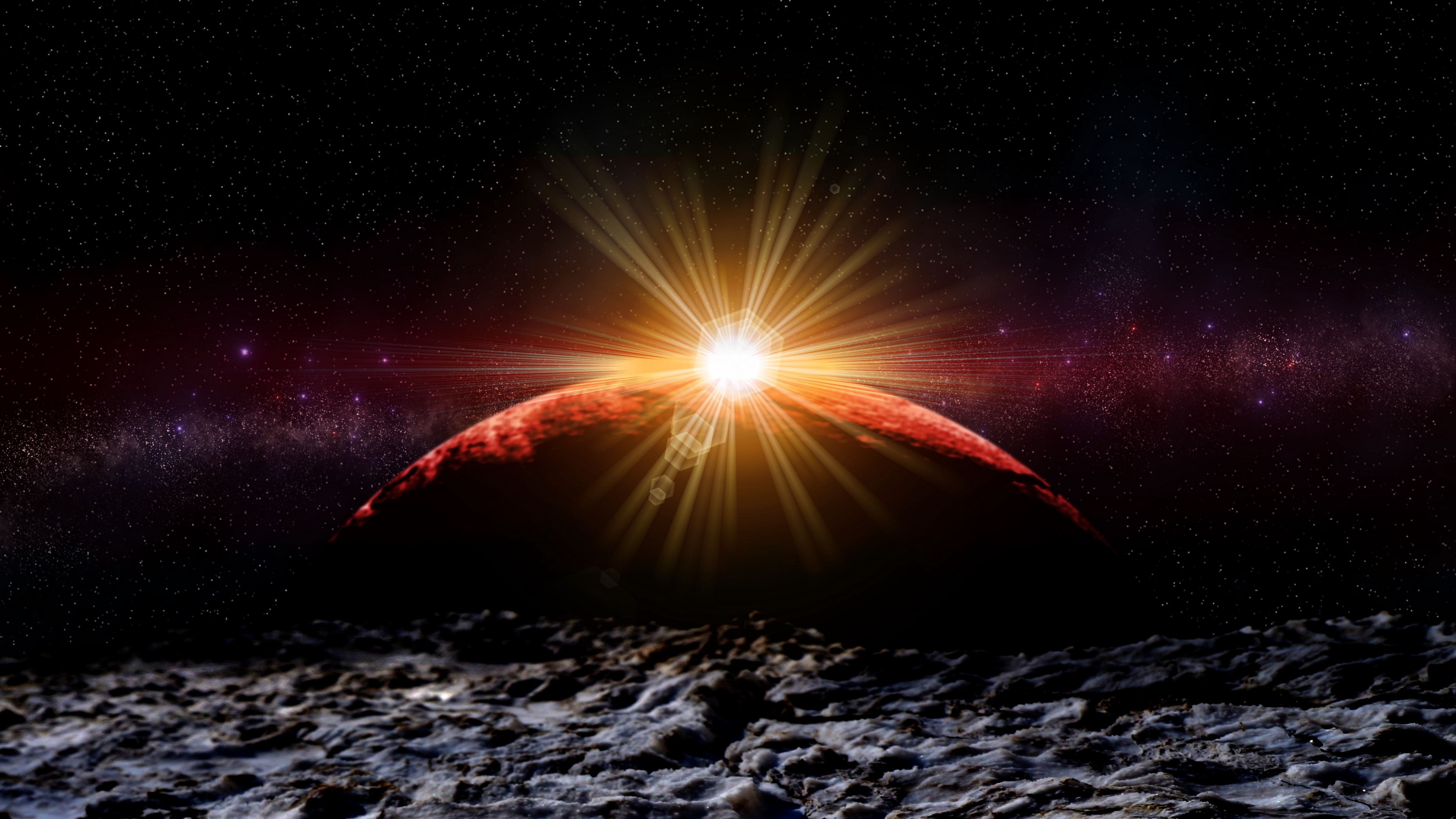 planet eclipse photoshop stars galaxy universe 4k 1536016182