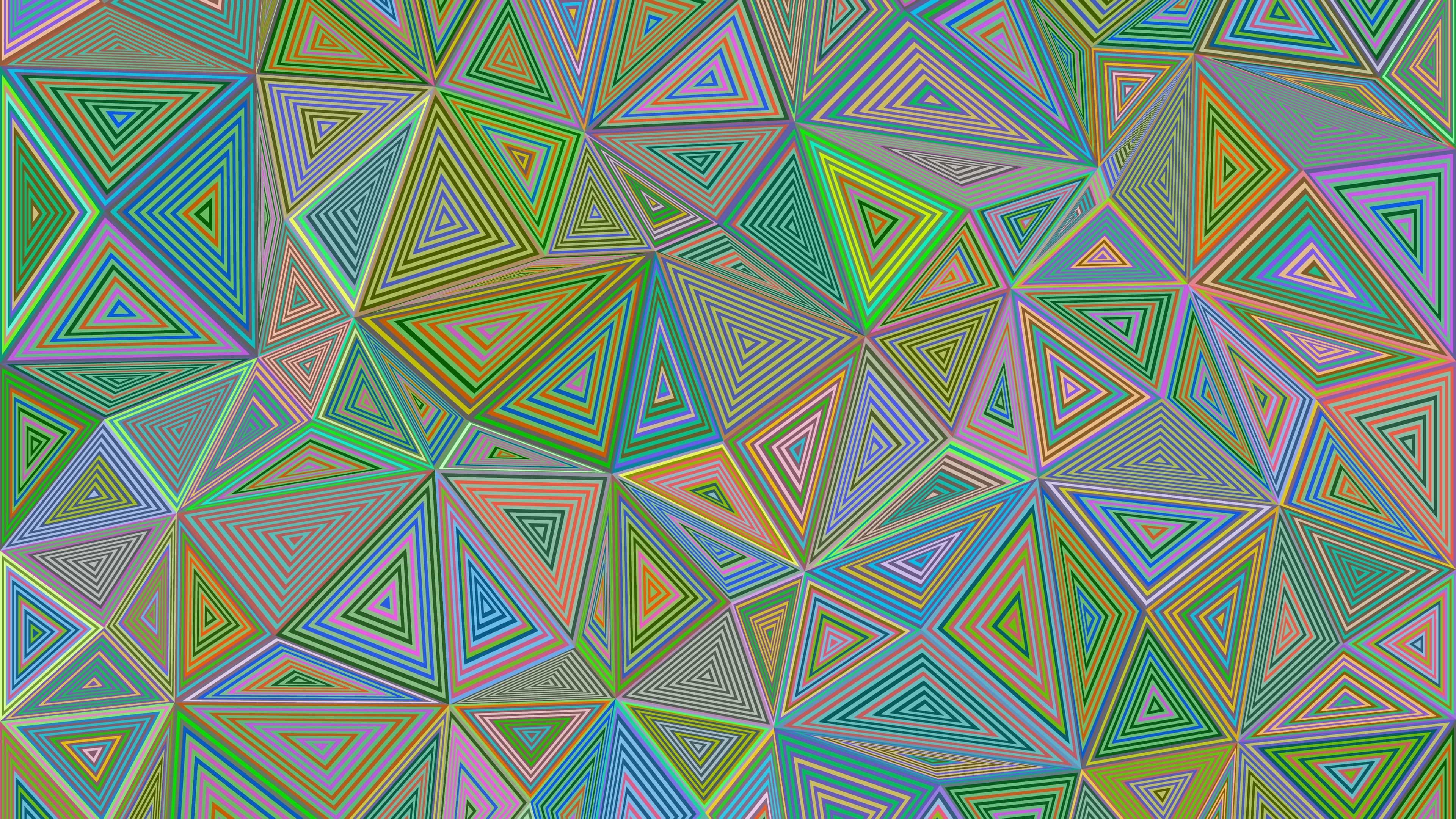 polygon triangle illusion geometric 4k 1536854809