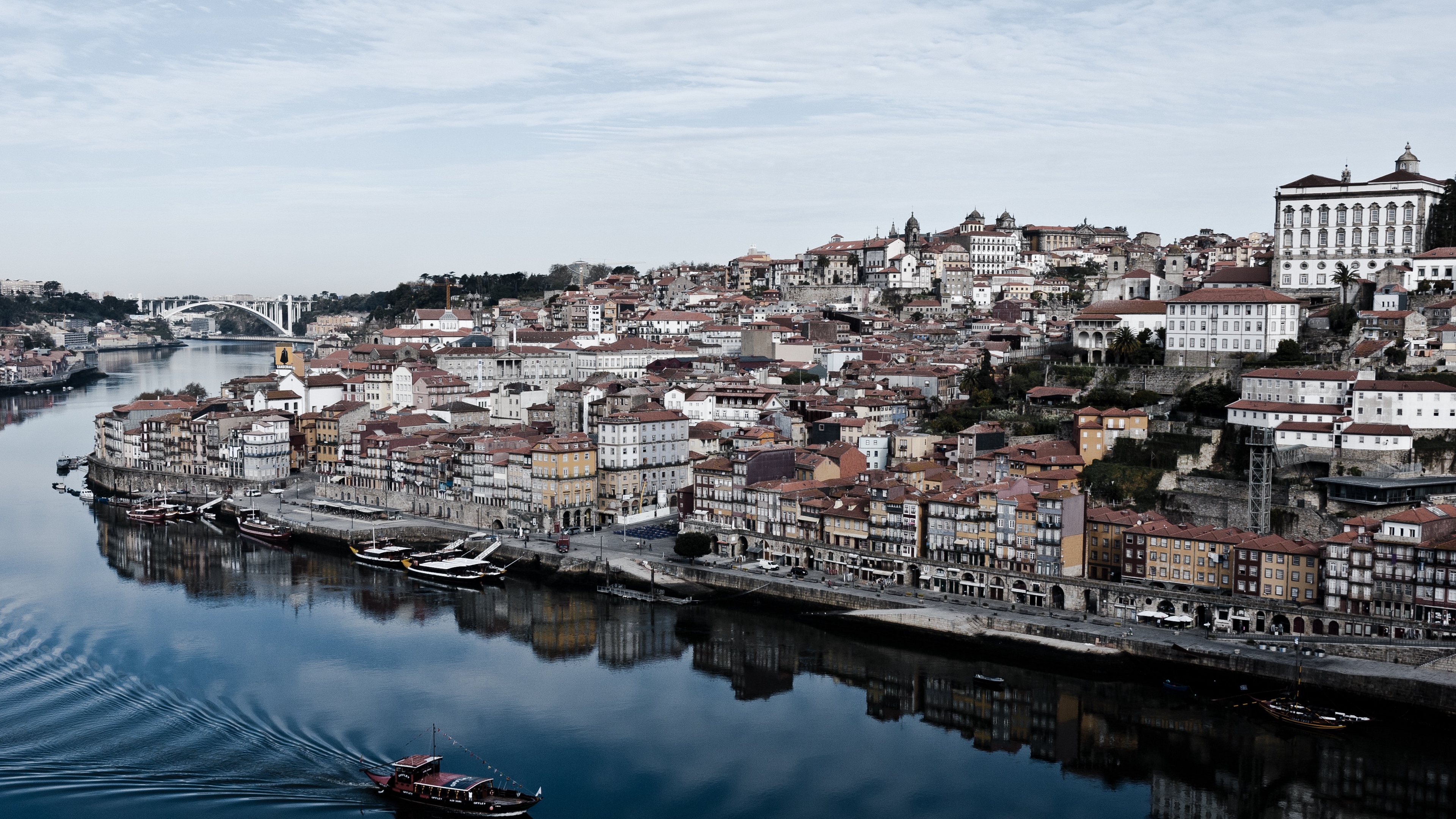 portugal port shore buildings 4k 1538068694