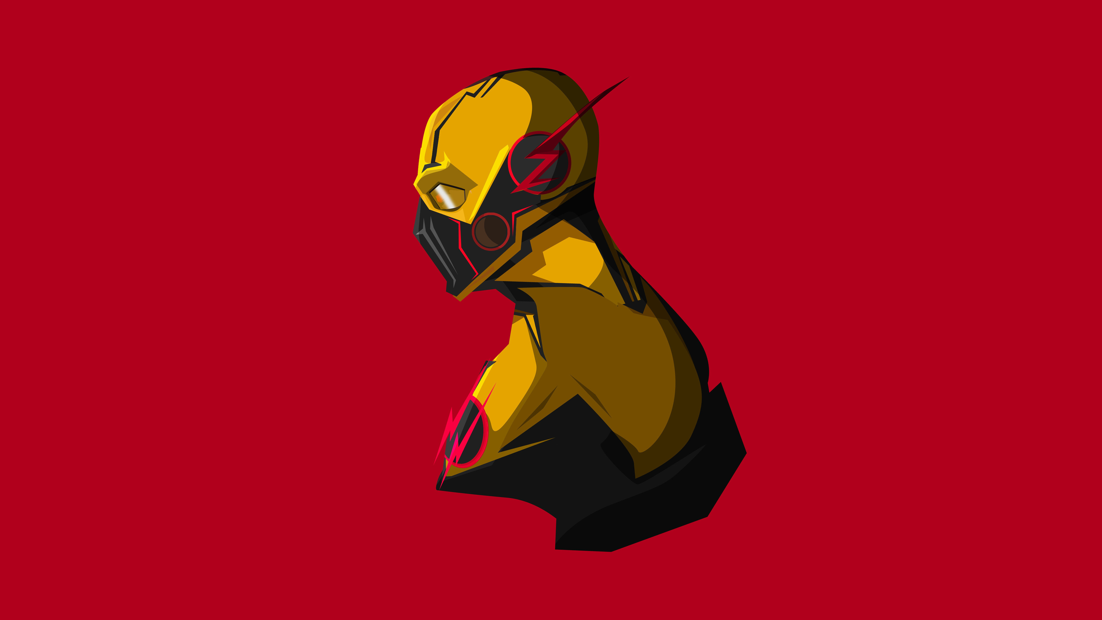 Wallpaper 4k Reverse Flash Minimalism 4k 4k Wallpapers Artist