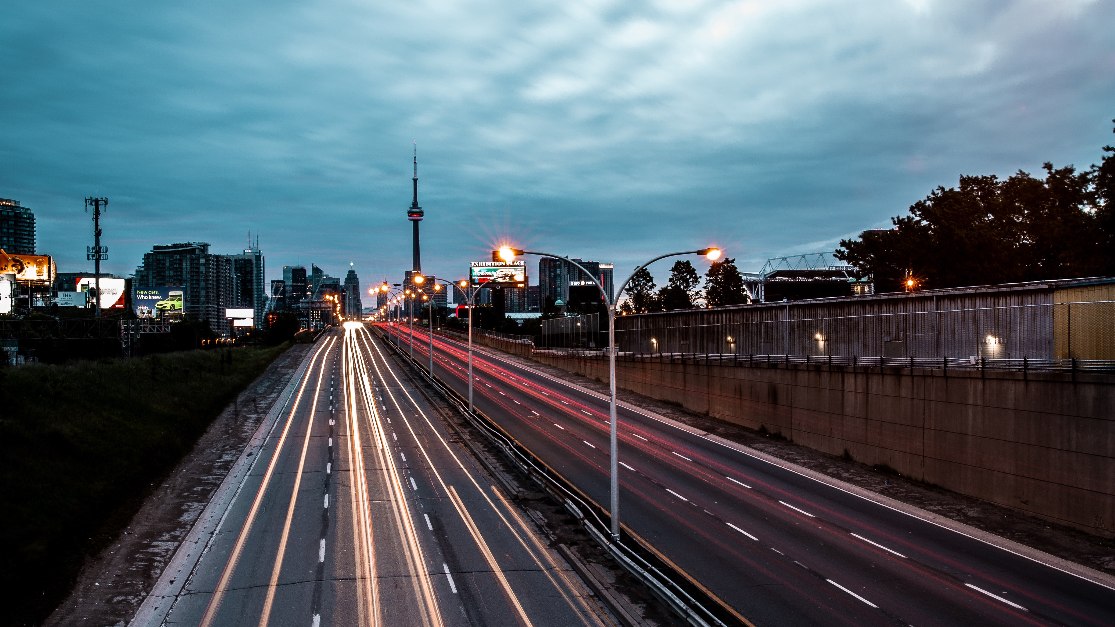 road movement city evening 4k 1538065523