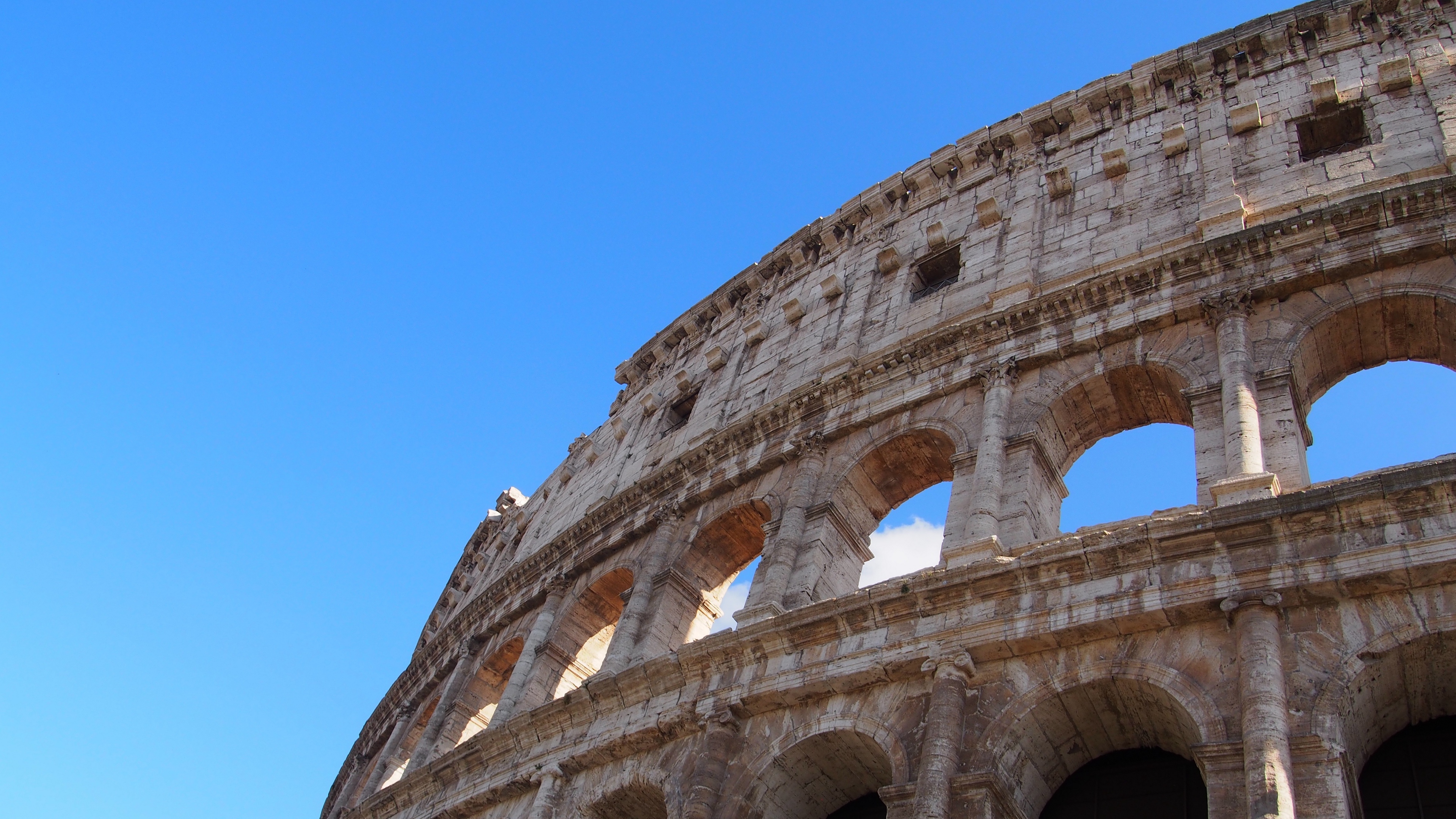 rome italy coliseum architecture 4k 1538065246