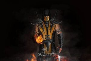 scorpion mortal kombat x 8k 1537692102