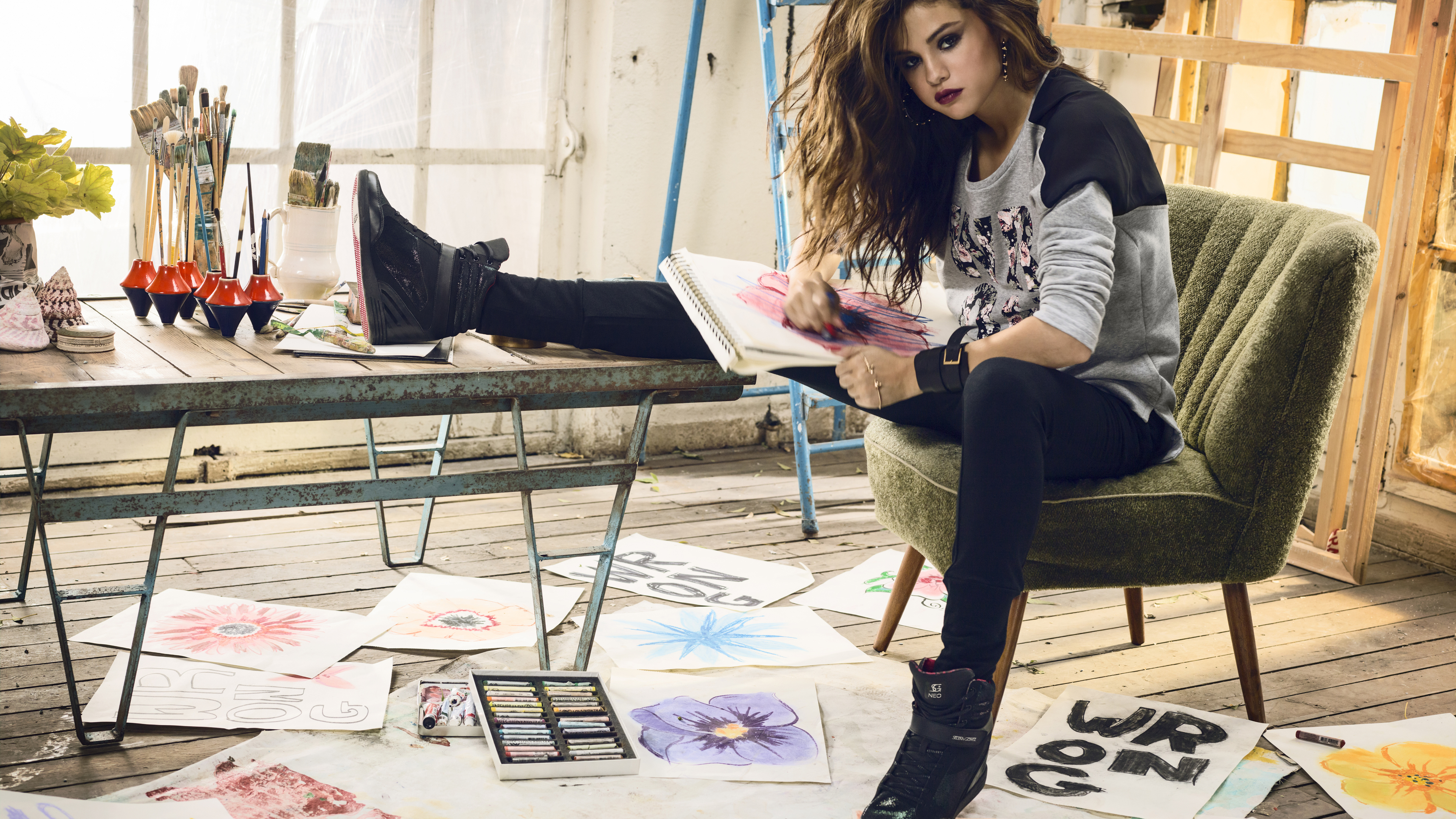 selena gomez adidas 4k 5k 1536944709