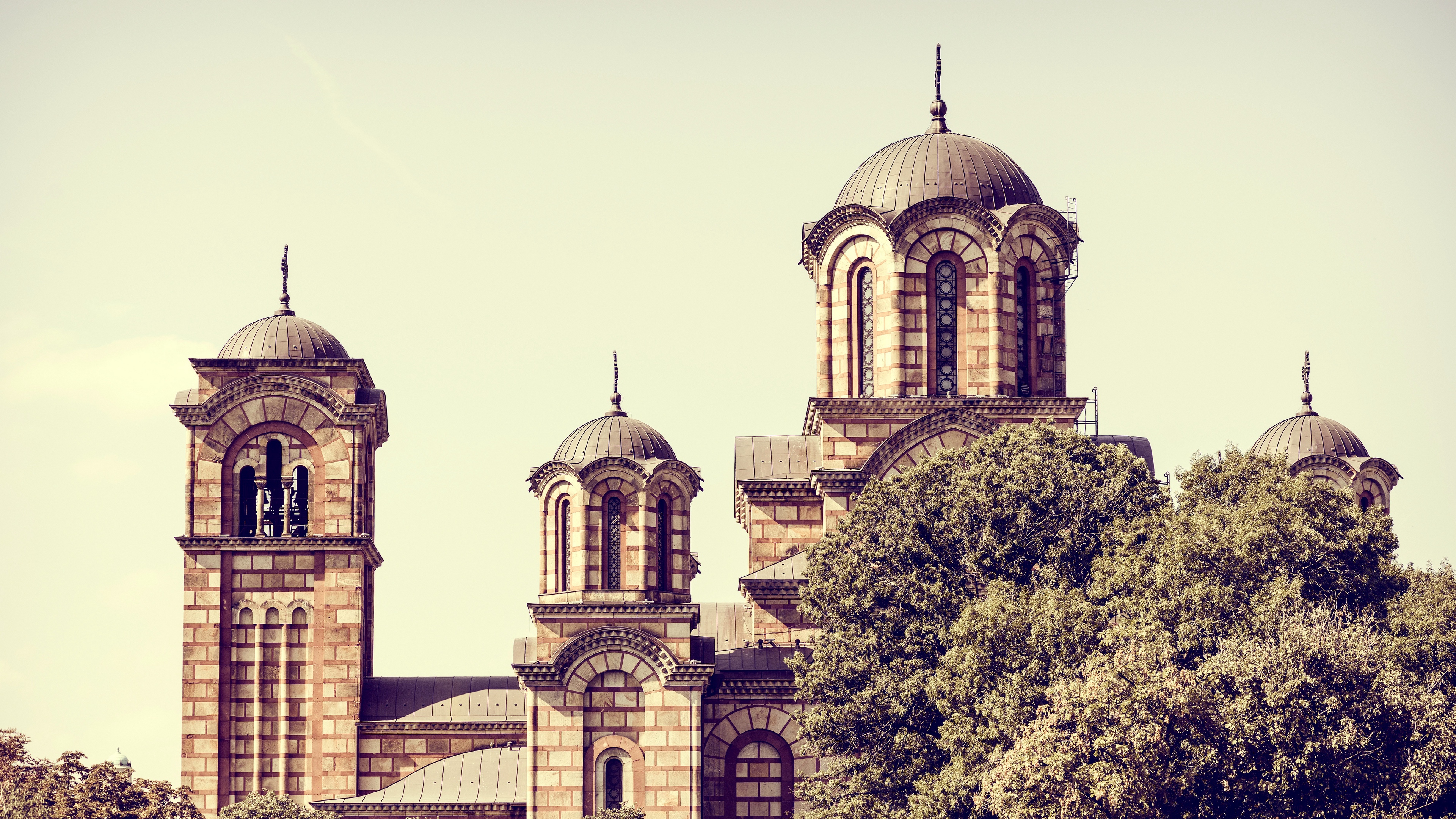 serbia church architecture 4k 1538065974