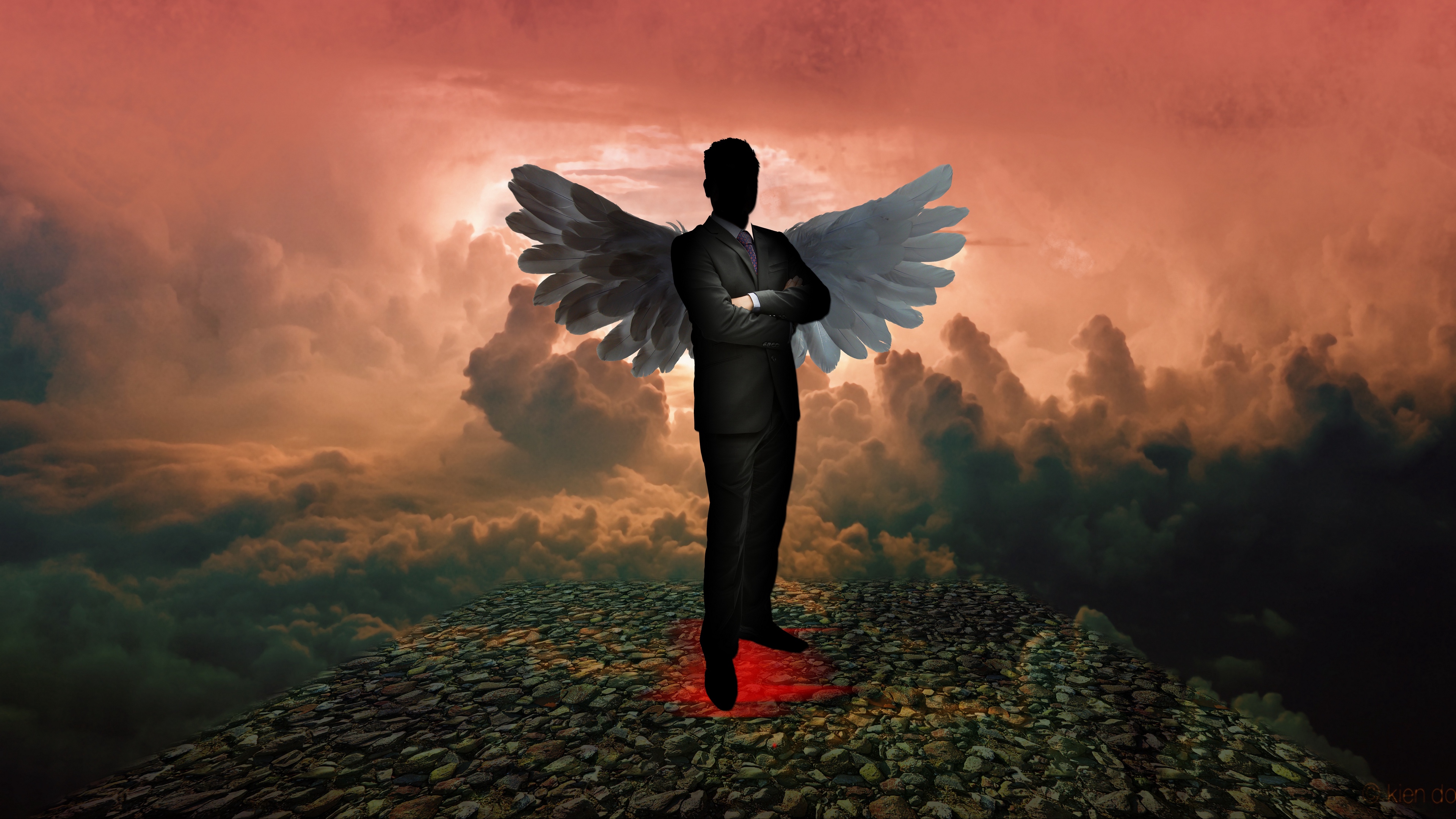 silhouette angel devil wings photoshop 4k 1536098362