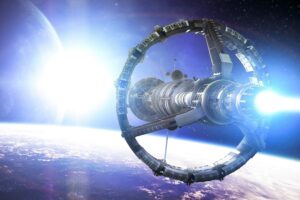 space planet ship art star 4k 1536017116