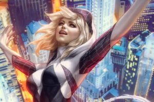 spider gwen art 4k 1537645942