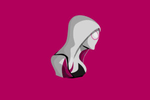 spider gwen minimalism 4k 1536523014