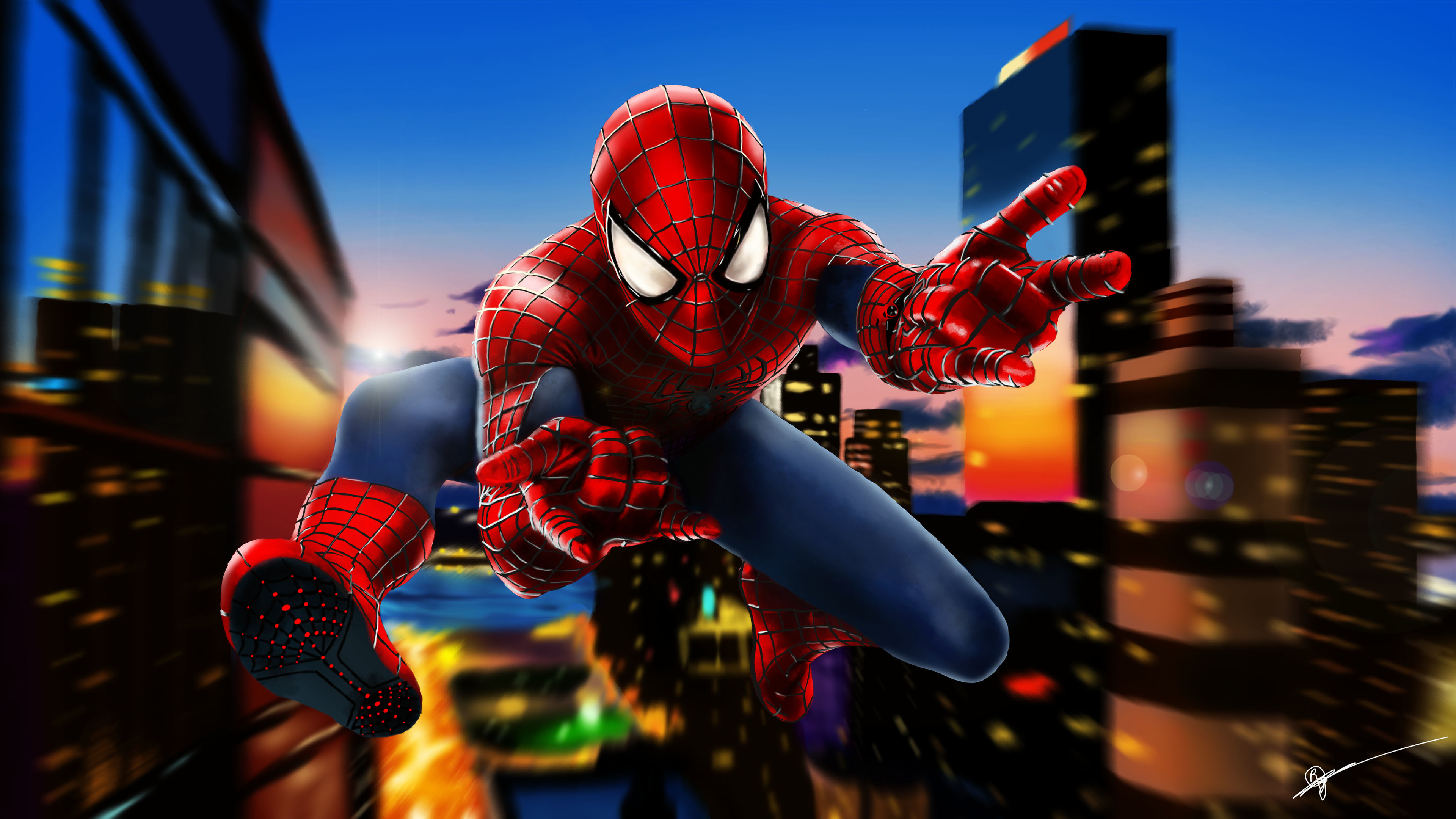 spiderman pc background