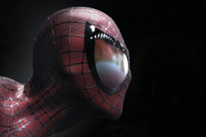 spiderman closeup artwork 1536522674