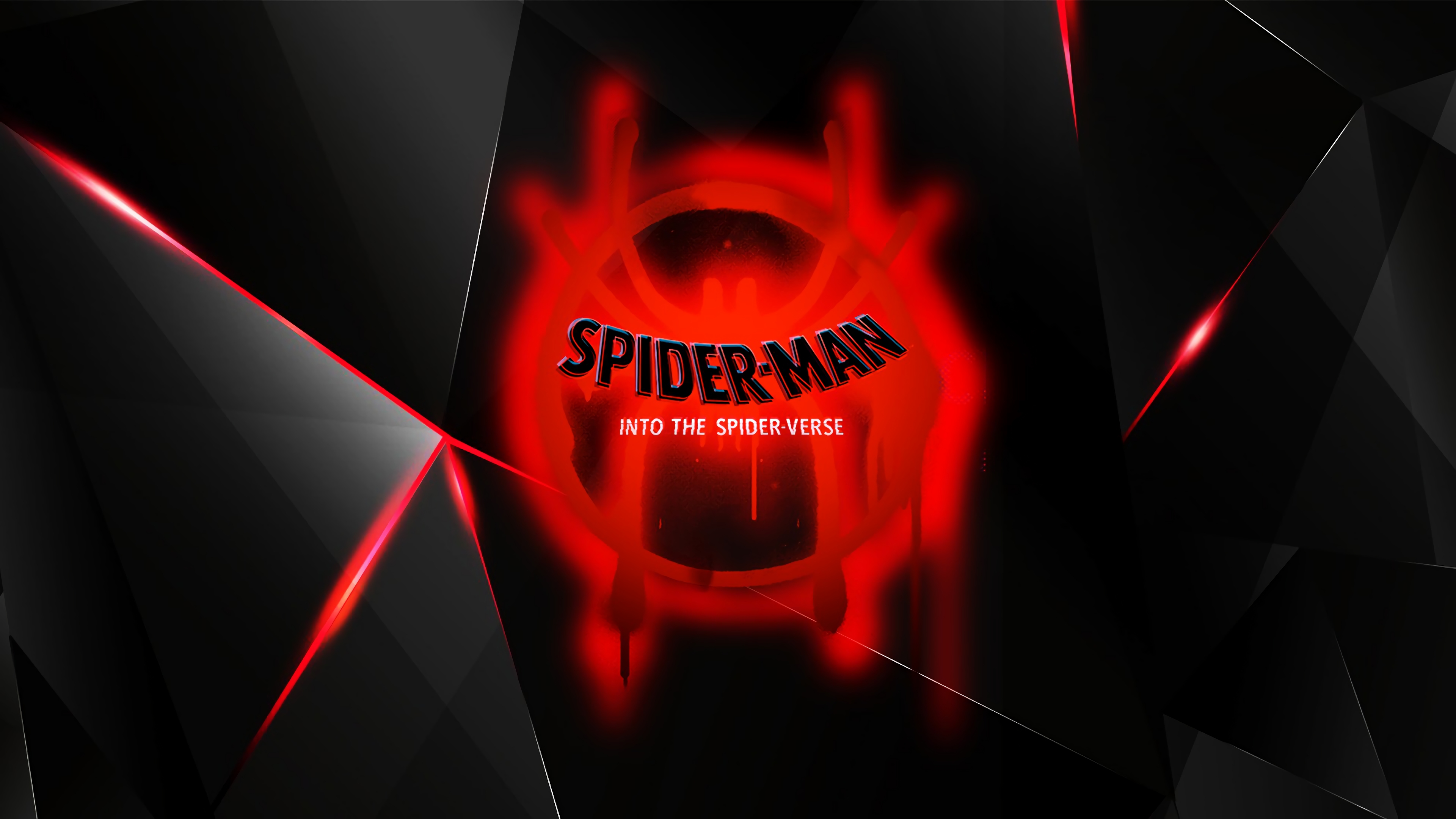 Wallpaper 4k Spiderman Into The Spider Verse Movie 2018 Logo 2018